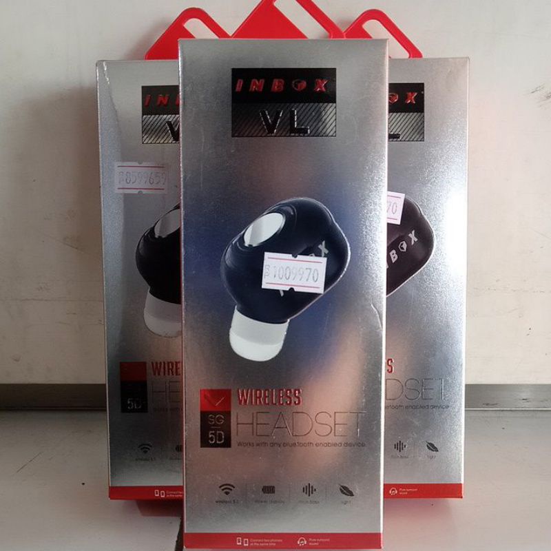 Jual HEADSET BLUETOOTH INBOX VL | Shopee Indonesia