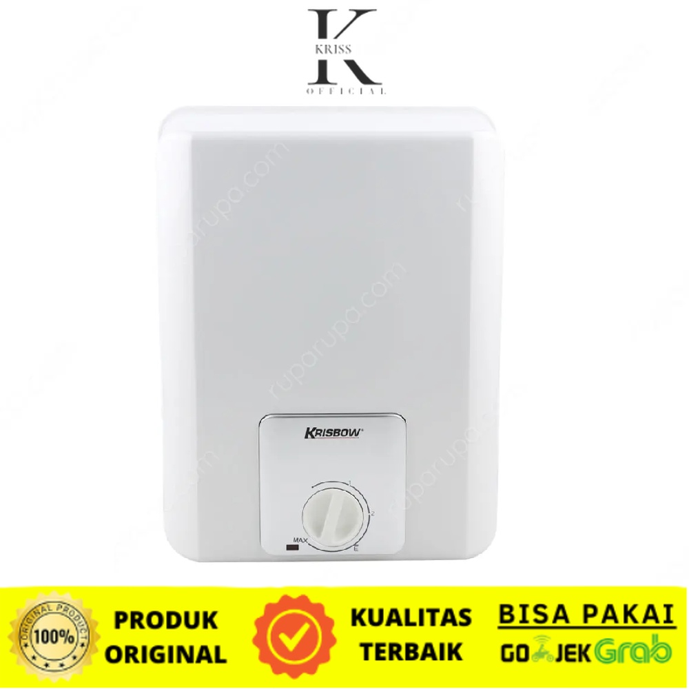 Jual Krisbow Pemanas Air Listrik / water heater 200 W Putih Shopee