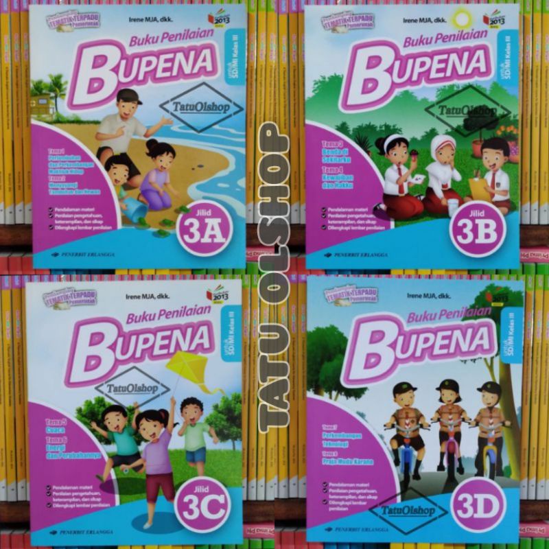 Jual Buku Bupena SD Kelas 3 Jilid 3a 3b 3c 3d Kurikulum 2013 Revisi ...