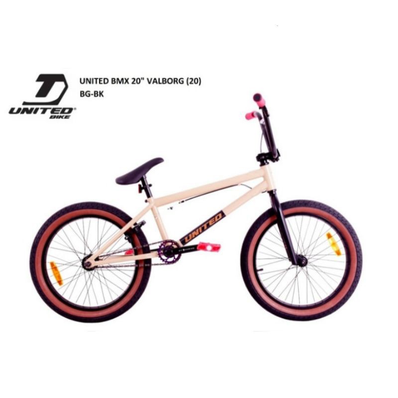 Jual Sepeda BMX United Valborg 20 Inci Anak dan Dewasa Free Style
