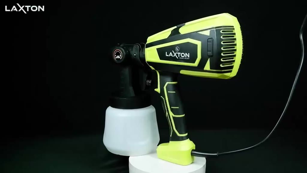Jual LAXTON mesin semprot cat spray gun elektrik BODY GRIP KARET HEAVY ...