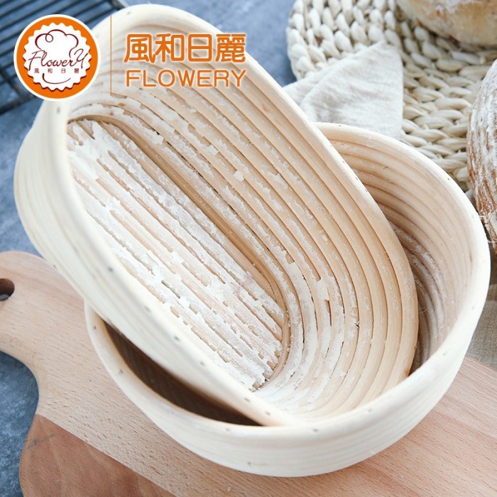 Jual Flowery Banneton Basket / Sourdough Bread Prooofing Basket ...
