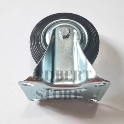 Jual Roda Karet 4 inch Mati / Roda Trolley Etalase Gerobak | Shopee ...