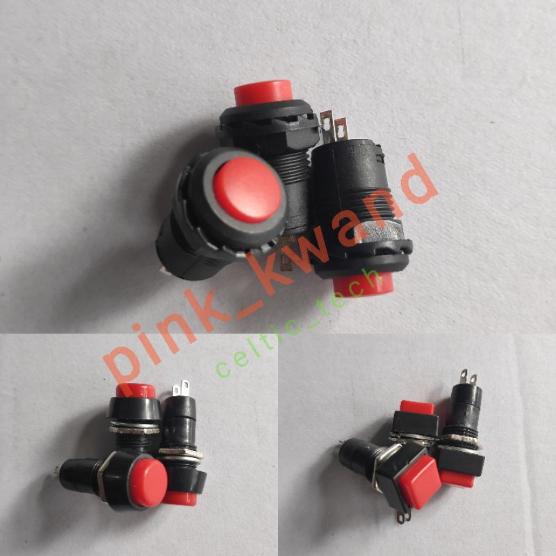 Jual Saklar push on, push off bulat dan kotak | Shopee Indonesia