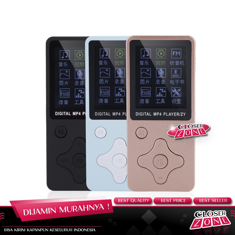 Jual ZYZY MP4 MP3 PLAYER Portable Music Media MP3 WMA WAV T1 Shopee