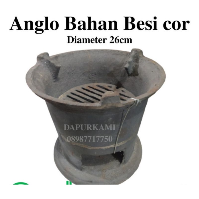 Jual Anglo Besi Tungku Besi Cor 26cm 28cm 30cm | Shopee Indonesia