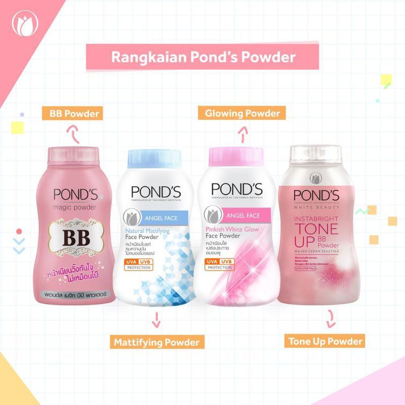 Jual Pond'S Angel Face Powder Natural Mattifying 50gr | Shopee Indonesia