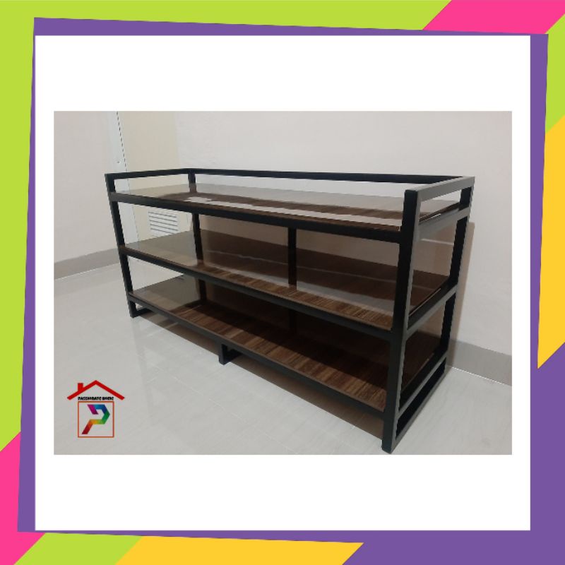 Jual Rak TV besi minimalis 3 Tingkat (industrialis style) | Shopee ...
