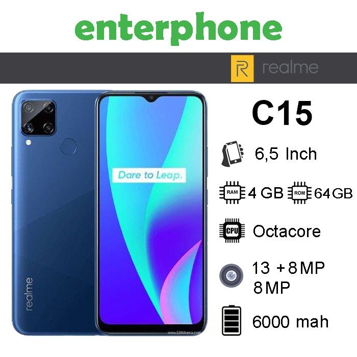 Jual REALME C15 4/64 RAM 4 INTERNAL 64 Garansi Resmi | Shopee Indonesia