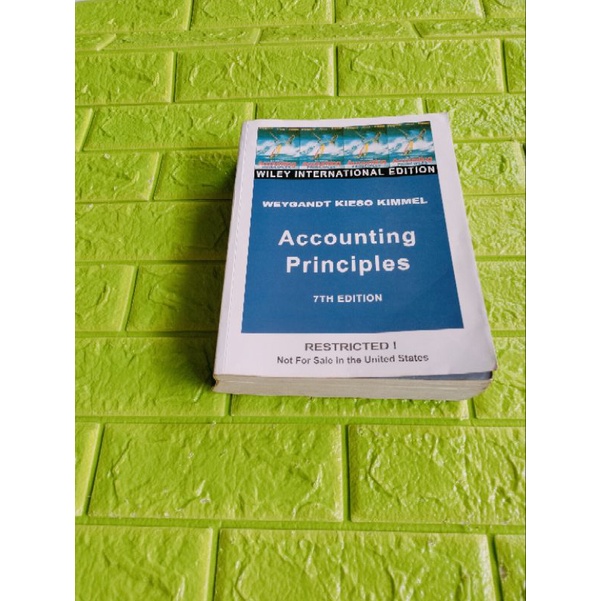 Jual Buku Accounting Principles 7th Edition Shopee Indonesia 4816