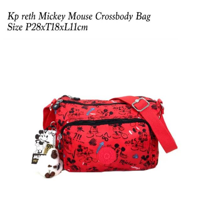 Jual Kipling reth Mickey Mouse Crossbody Bag | Shopee Indonesia