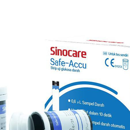 Jual Sinocare Safe Accu Strip Uji Gula Darah Strip Shopee Indonesia