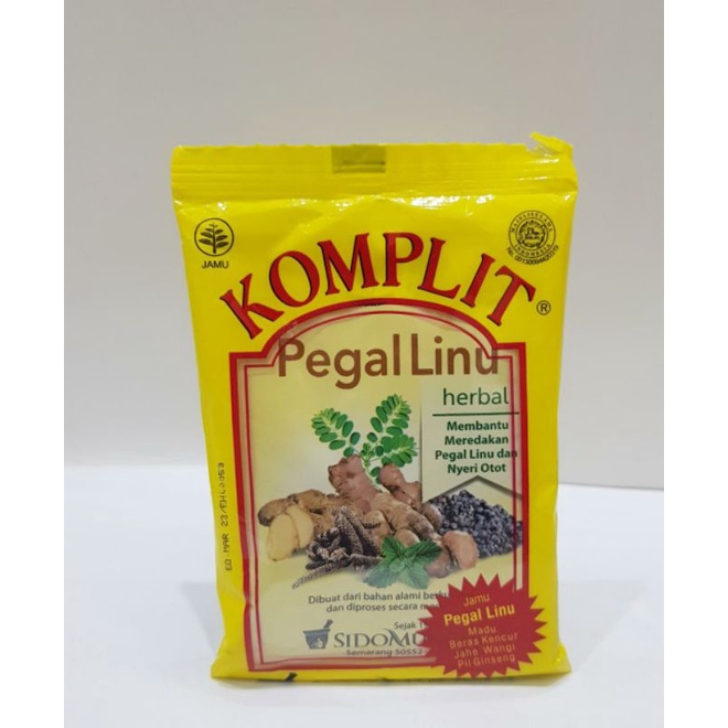 Jual Jamu Komplit Pegal Linu Sidomuncul 1 Sachet Shopee Indonesia