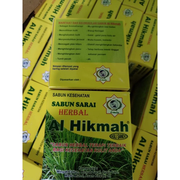 sabun Sarai Al hikmah original ASLI (awas barang tiruan)