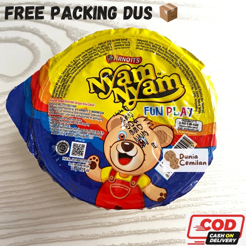 Jual [termurah ] Nyam Nyam Fun Play 11 Gr Satuan Rice Crispy Coklat