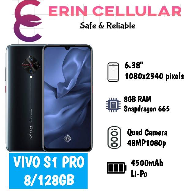 Jual HP VIVO S1 PRO NEW RAM (8/128GB) GRS RESMI VIVO 1THN