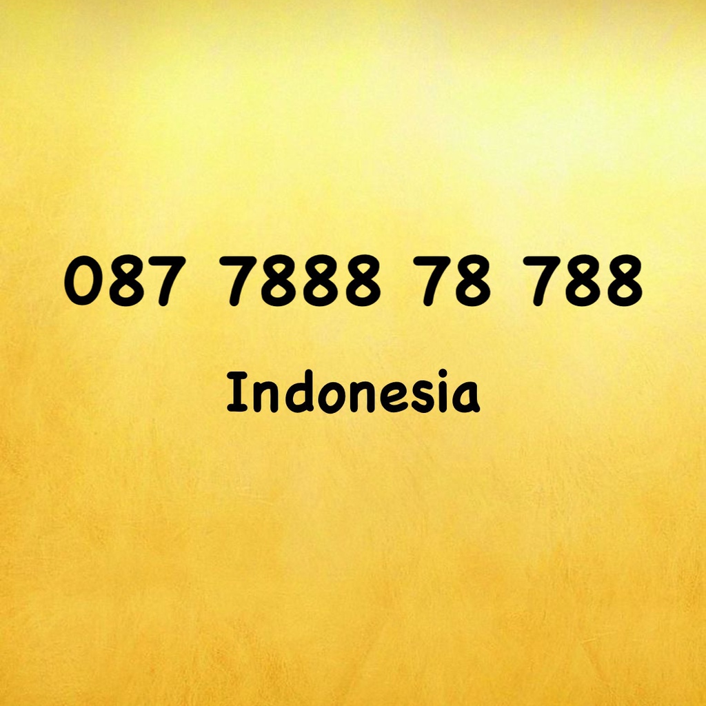 Jual Nomor Cantik XL Bebas Seri 7878 - 8887 - 8788 - 0877 - 087 7888 78 ...