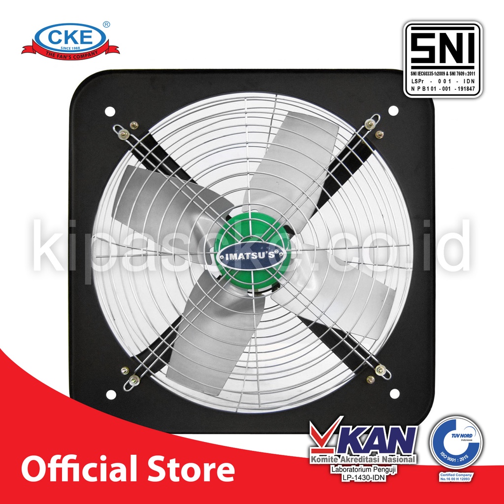 Jual Exhaust Dinding Tembok /hexos Dinding 16 Inch/Exhaust Fan Imatsu ...