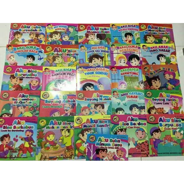 Jual Paket 25 Buku Dongeng Anak Bergambar Seri Balita Pintar Muslim 2 ...
