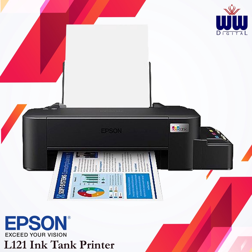 Jual Printer Epson L121 Ink Tank Single Function Printer Garansi Resmi Shopee Indonesia 4869