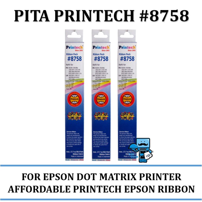 Jual Pita Refill Printech 8758 - High Quality | Shopee Indonesia