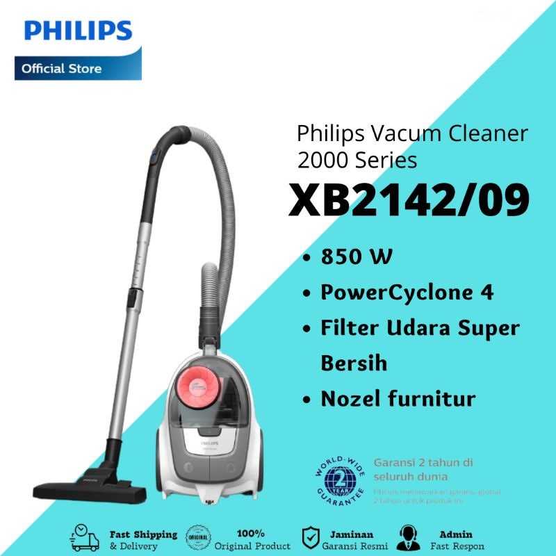 Philips XB2122/09 - 2000 Series PowerCyclone 4 - 850 W