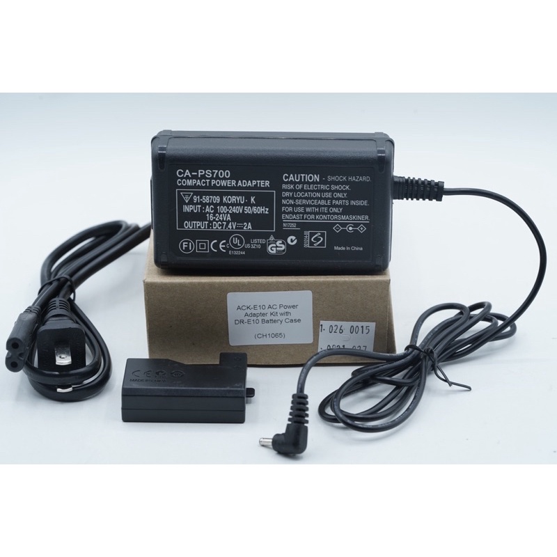 Jual AC Power Adapter ACKE10 with DRE10 Battery Case ACKE10 Canon