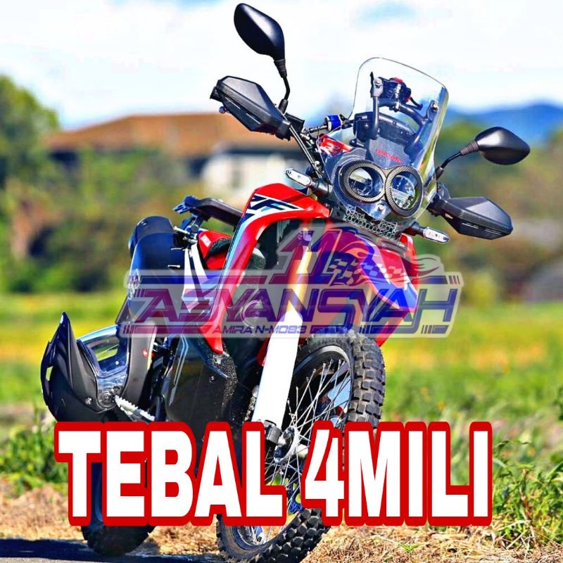 Jual WINDSHIELD CRF250 FLYSCREEN. VISOR HONDA CRF RALLY. TEBAL 4MILI ...