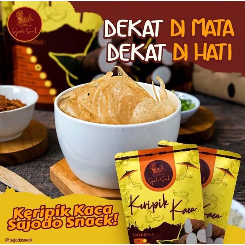 Jual Ready Kripik Kaca Sajodo Snack Viral Dan Terenak Shopee Indonesia