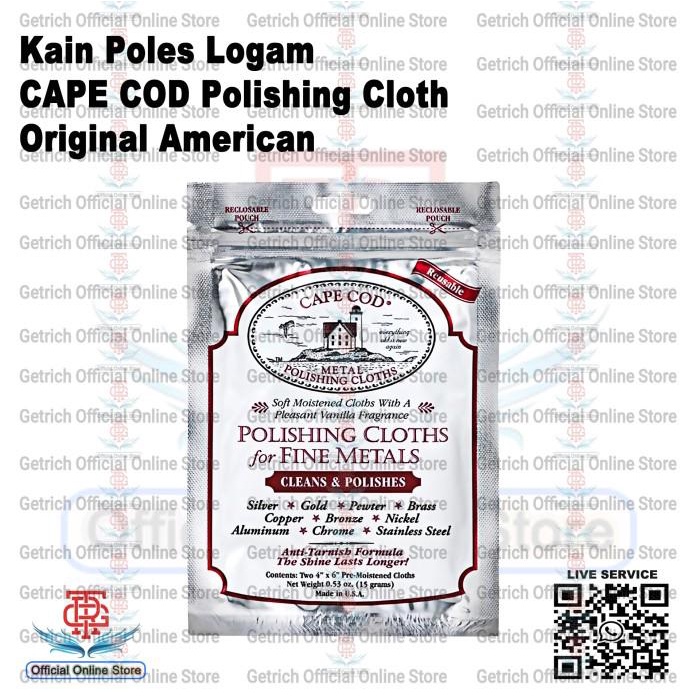 Jual Kain Poles Logam Cape Cod Polishing Cloth Shopee Indonesia