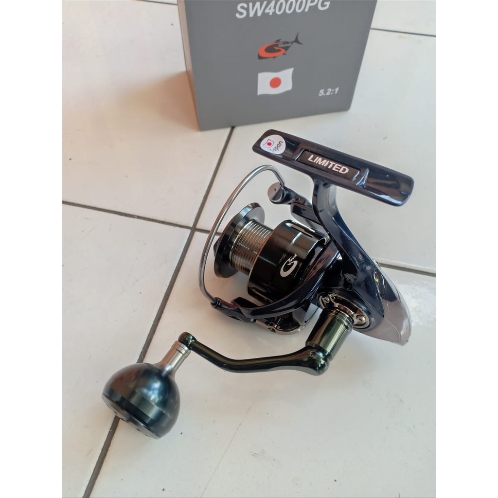 Jual Reel Pancing Gtech Advanced Power SW2500 4000 5000PG Metal Body ...