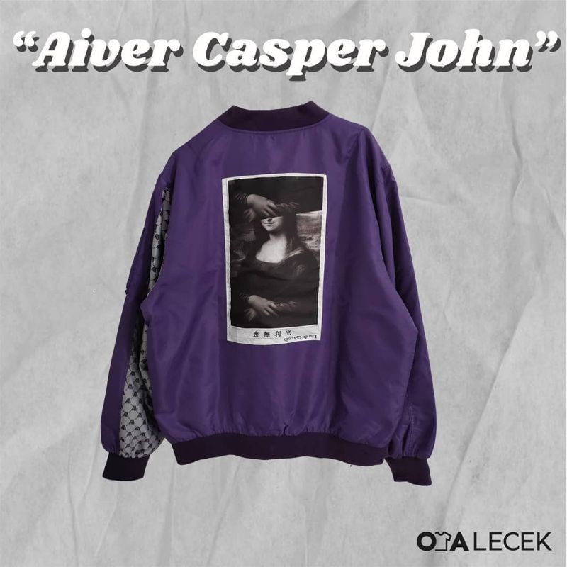 Jual Aiver Casper John Jaket Bomber Second | Shopee Indonesia