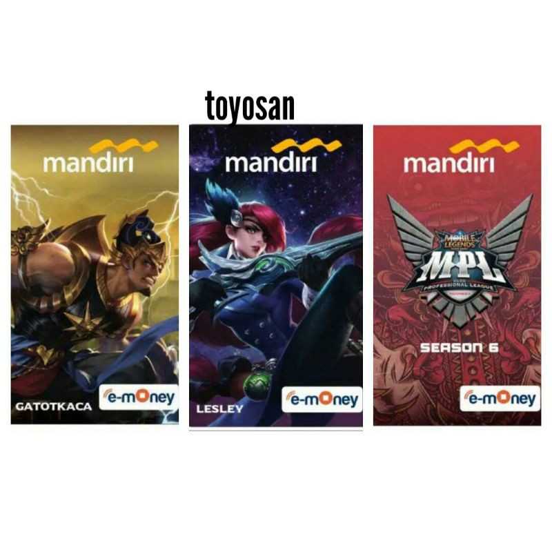 Jual Kartu Emoney Etoll Mandiri Ori Saldo 0 - Mobile Legend | Shopee ...
