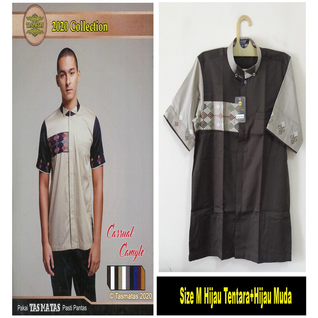Jual Baju Koko Tasmatas - Model Cassual Camyle | Shopee Indonesia