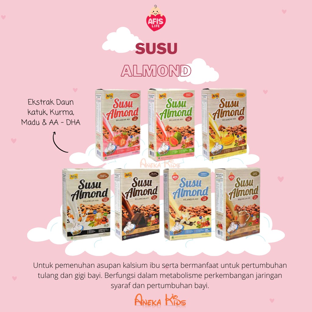 Jual Afis Life Susu Almond Shopee Indonesia 3205