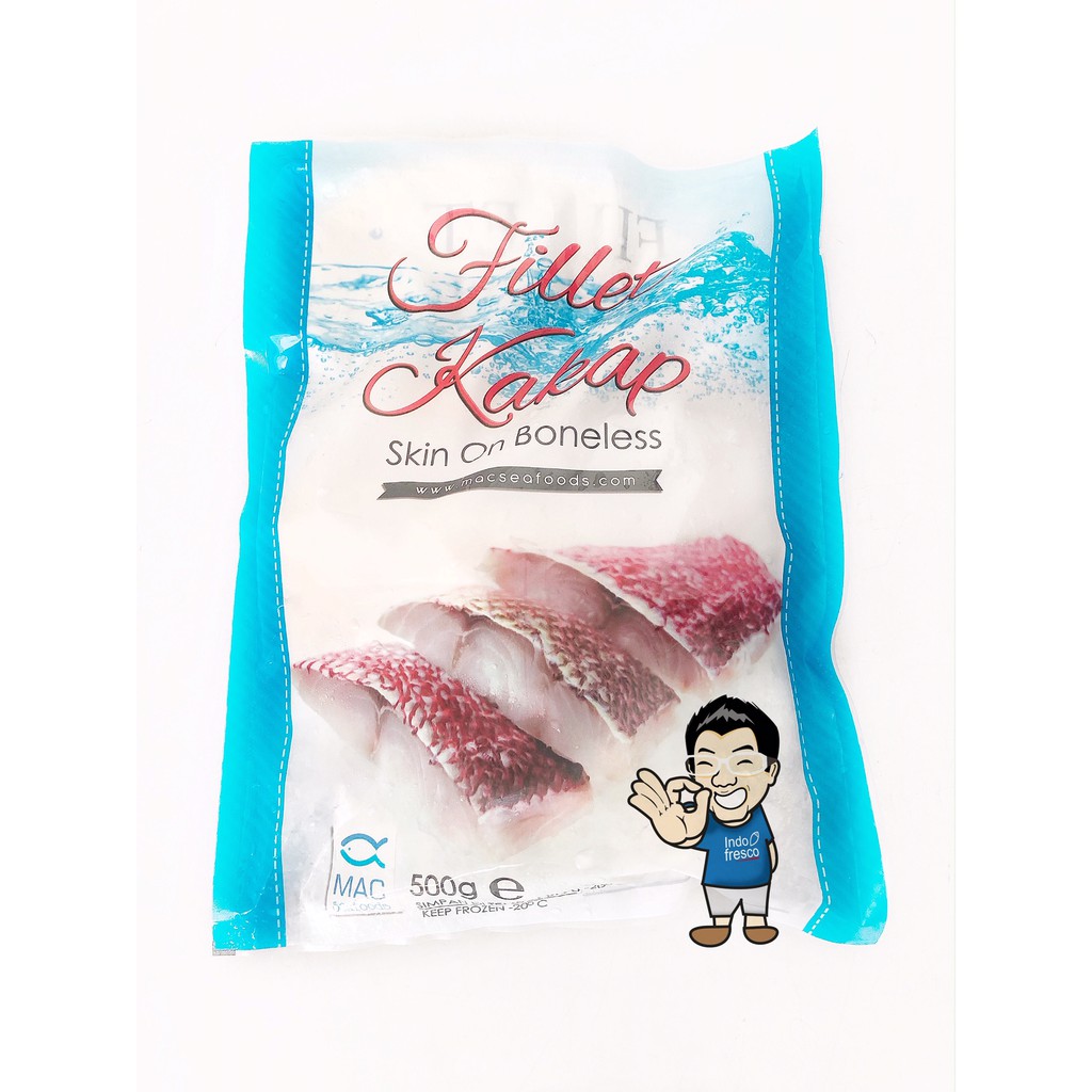 Jual Daging Fillet Ikan Kakap Merah- Red Snapper Fish Frozen 500gr ...