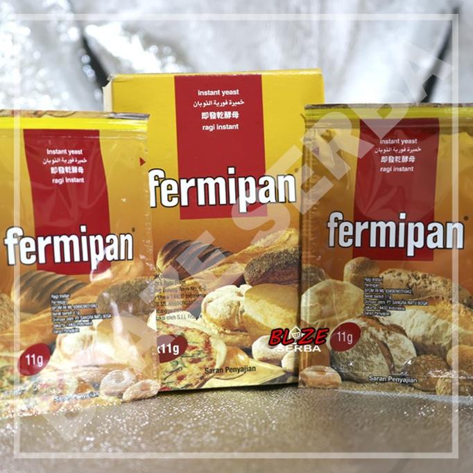 Jual FERMIPAN RAGI INSTAN BAHAN PENGEMBANG ROTI DAN KUE 11G /SACHET ...