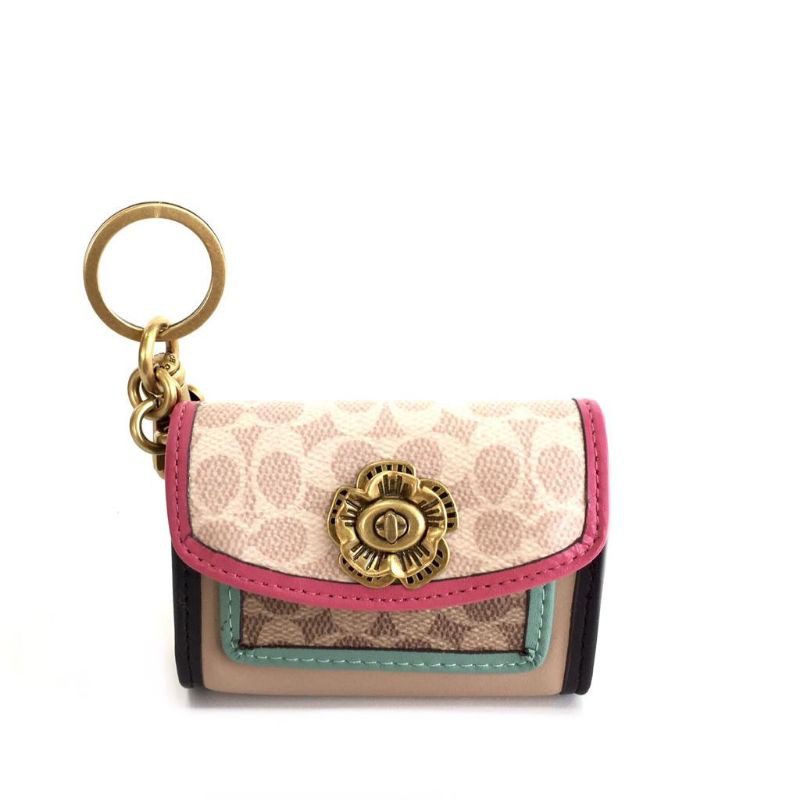 Coach parker bag online charm