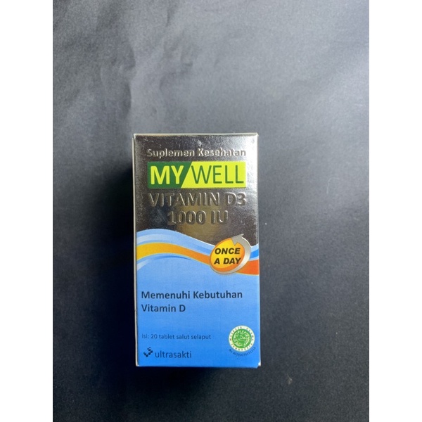 Jual MY WELL VITAMIN D3 1000 IU Shopee Indonesia