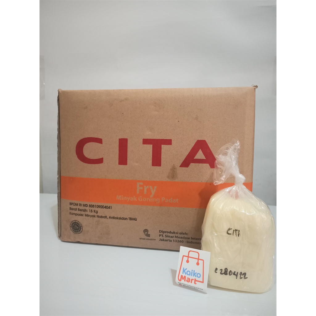 Jual CITA FRY - MINYAK GORENG PADAT 1KG | Shopee Indonesia