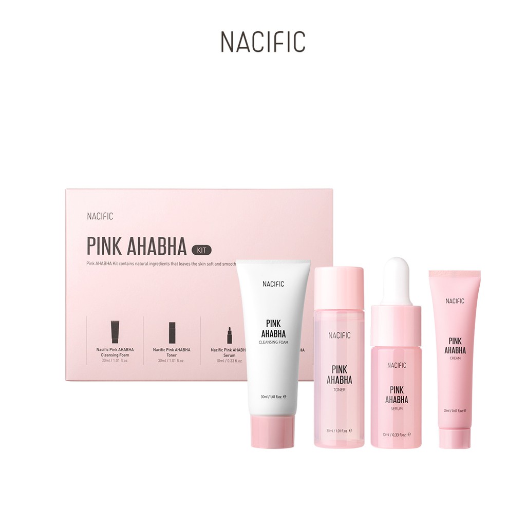 Jual NACIFIC Pink AHA BHA Trial Kit 4 Item | Shopee Indonesia