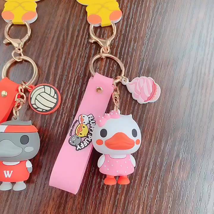 Jual KKV - Walnut duck and white duck keychain/aksesoris / gantungan ...