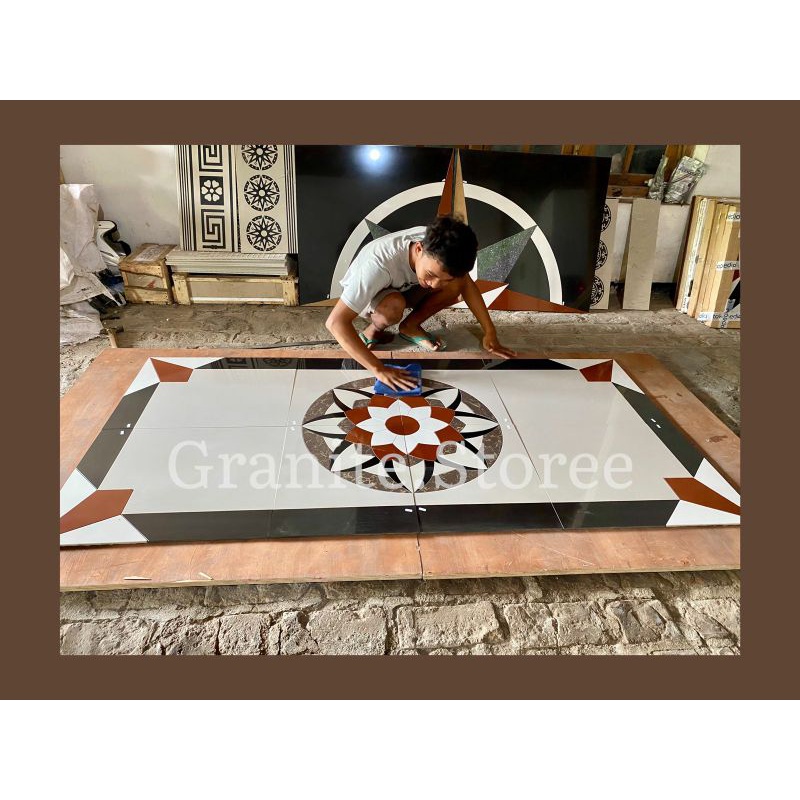 Jual Granit Motif Pola 3D Dekorasi Lantai | Shopee Indonesia