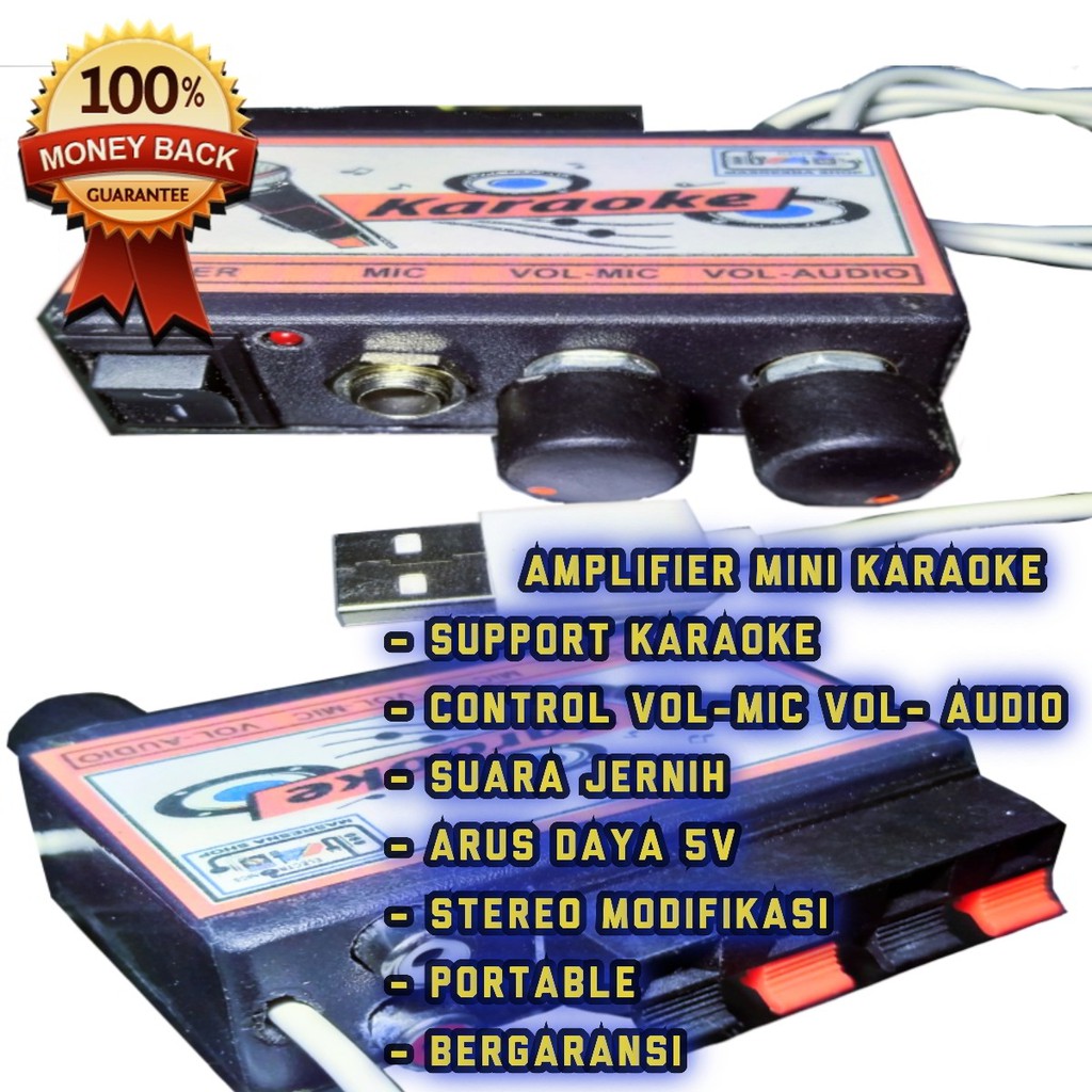 Jual Ampli Mini Power Amplifier Dengan Fitur Karaoke Shopee Indonesia