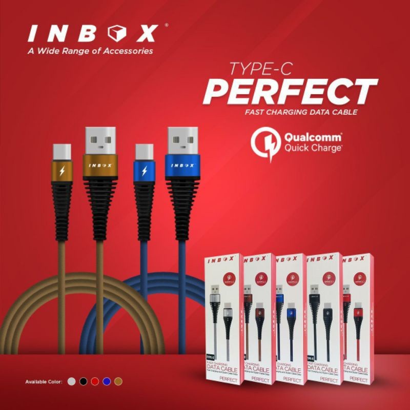 Jual kabel tipe c inbox original fast charging qualcomm 3.0 | Shopee ...