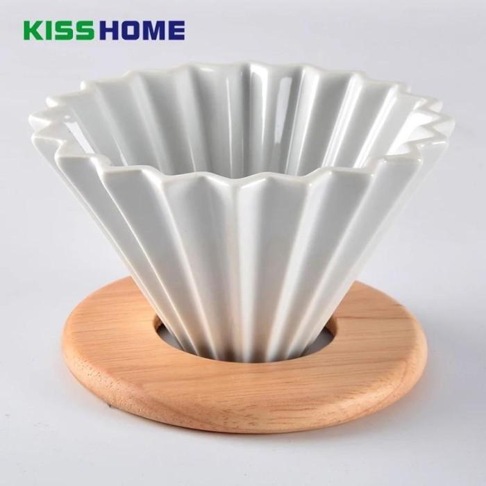 Jual kopi drip / origami coffee dripper V60 / drip kopi warna Black