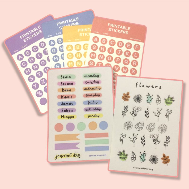 Jual Planner Stickers Notepad Terlengkap & Harga Terbaru Januari