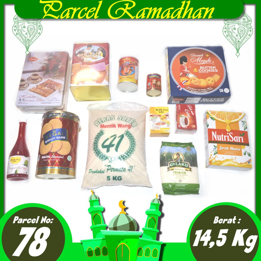 Jual Paket No 78 [Nitae Nin-B Parsel Hari Raya] Sembako Murah Parsel ...