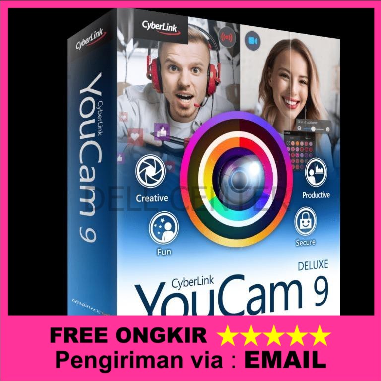 Jual CyberLink YouCam Deluxe 2020 Aplikasi Live Cam Video Editor