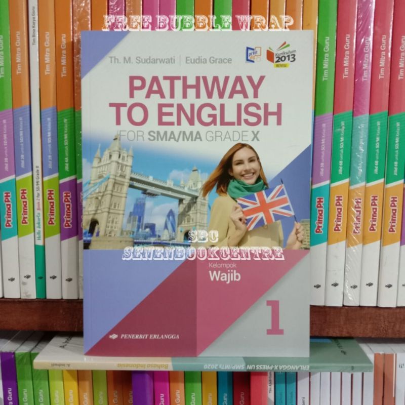 Jual Buku Pathway To English Wajib Kelas 1/X SMA K13 Revisi Erlangga ...